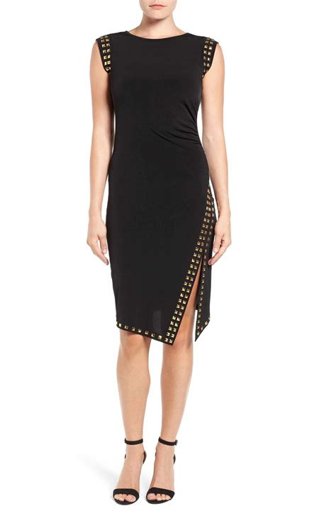 michael kors studded dress|michael kors half sleeve dress.